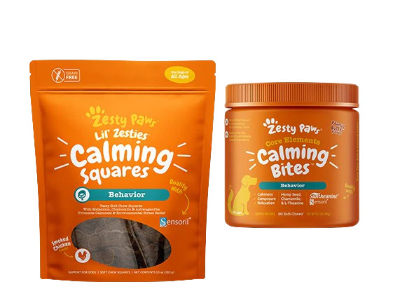 Calm Canine Bundle & Save with Calming Bites™ and Lil’ Zesties™ Calming Squares™ for Dogs... | Zesty Paws