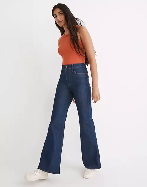 11" High-Rise Flare Jeans in Wrenford Wash | Madewell