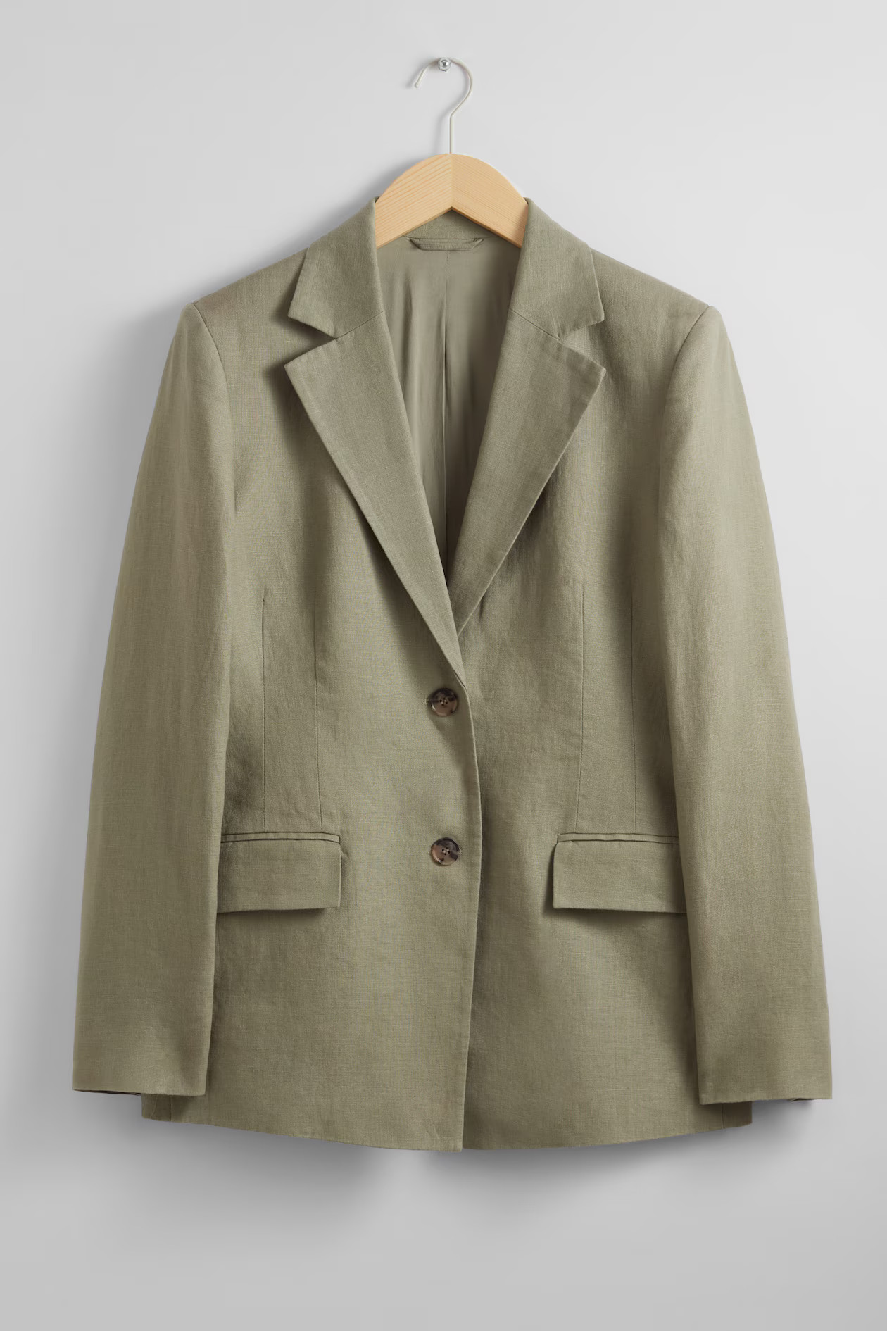 Fitted Linen Blazer | H&M (UK, MY, IN, SG, PH, TW, HK)