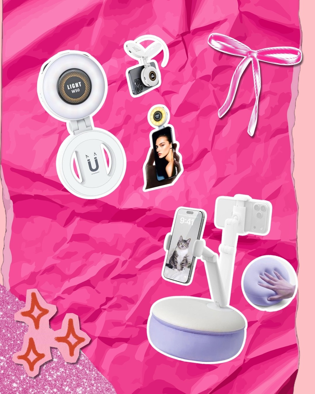 If you create Reels, TikToks, Amazon product videos, or LTK content, lighting and stability make the biggest difference in how professional your videos look. These Amazon tools are some of my favorite affordable upgrades that instantly improve video quality without needing a full studio setup.

They’re compact, beginner-friendly, and perfect for creators who film with their phone.

💡 Clip-on ring light with wireless charging
This is amazing for quick filming. It clips right onto your phone and gives you soft, even lighting that instantly makes your videos look brighter and more polished. The wireless charging feature is a bonus if you’re filming for longer sessions.

📱 Mini ring light for phones
Perfect for makeup videos, close-ups, product shots, or filming in lower light. Small but powerful, and easy to carry in your bag if you film on the go.

🎥 Adjustable phone stand / filming mount
This stand lets you position your phone at the perfect height and angle for hands-free filming. Great for outfit videos, tutorials, unboxings, cooking content, and Amazon product reviews.

✨ Hands-free filming base with soft light
This setup makes it easy to film overhead shots, desk content, or aesthetic videos. The built-in lighting adds a soft glow that makes everything look more professional.

These are perfect for filming:
• Instagram Reels
• TikTok videos
• Amazon storefront videos
• Product demos
• Beauty tutorials
• Outfit videos
• Lifestyle content

The best part is that you don’t need expensive equipment to create high-quality content. Small upgrades like good lighting and a stable phone mount can completely transform your videos.

Everything is linked in my LTK so you can easily shop the full setup.

#LTKvlog #LTKgrwm #LTKdayinmylife