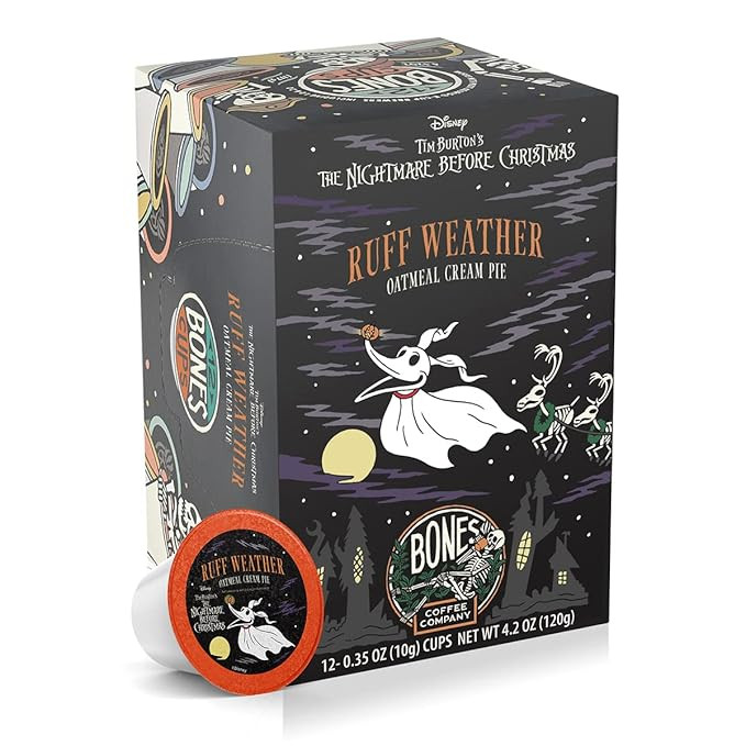 Bones Coffee Company Ruff Weather Flavored Coffee Bones Cups Oatmeal Creampie Flavor | 12ct Singl... | Amazon (US)