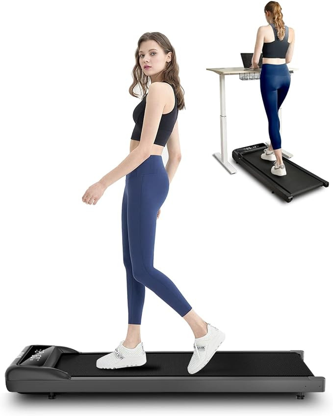 JURITS Walking Pad 2 in 1 for Walking and Jogging, Under Desk Treadmill for Home Office with Remo... | Amazon (US)