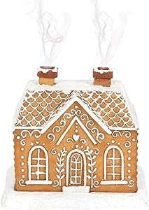 Gingerbread House Incense Burner, Incense Cone Burner, Christmas Cabin Incense Burner, Home Chimn... | Amazon (US)