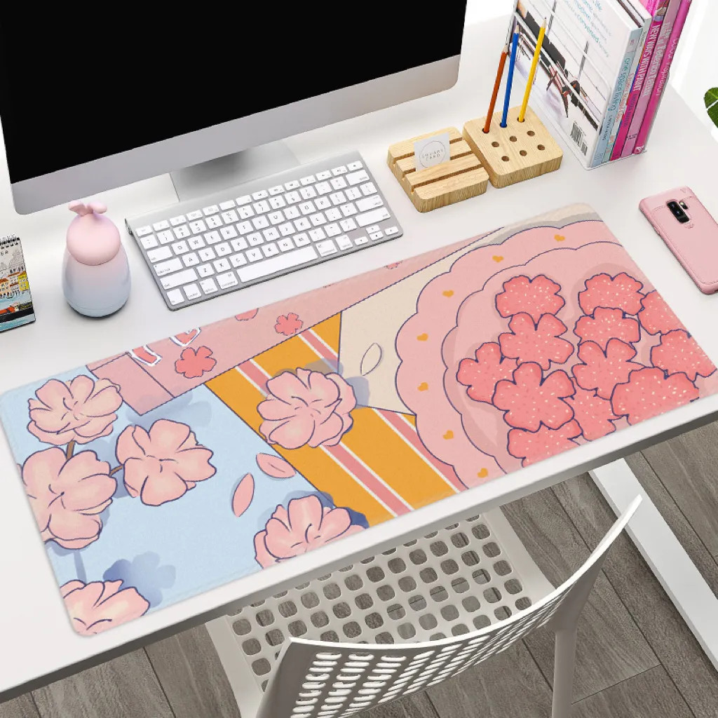 Large Anime Pink Mouse Pad Oversized Personality Girl Office Keyboard Computer Desk Pad Notebook ... | Temu Affiliate Program