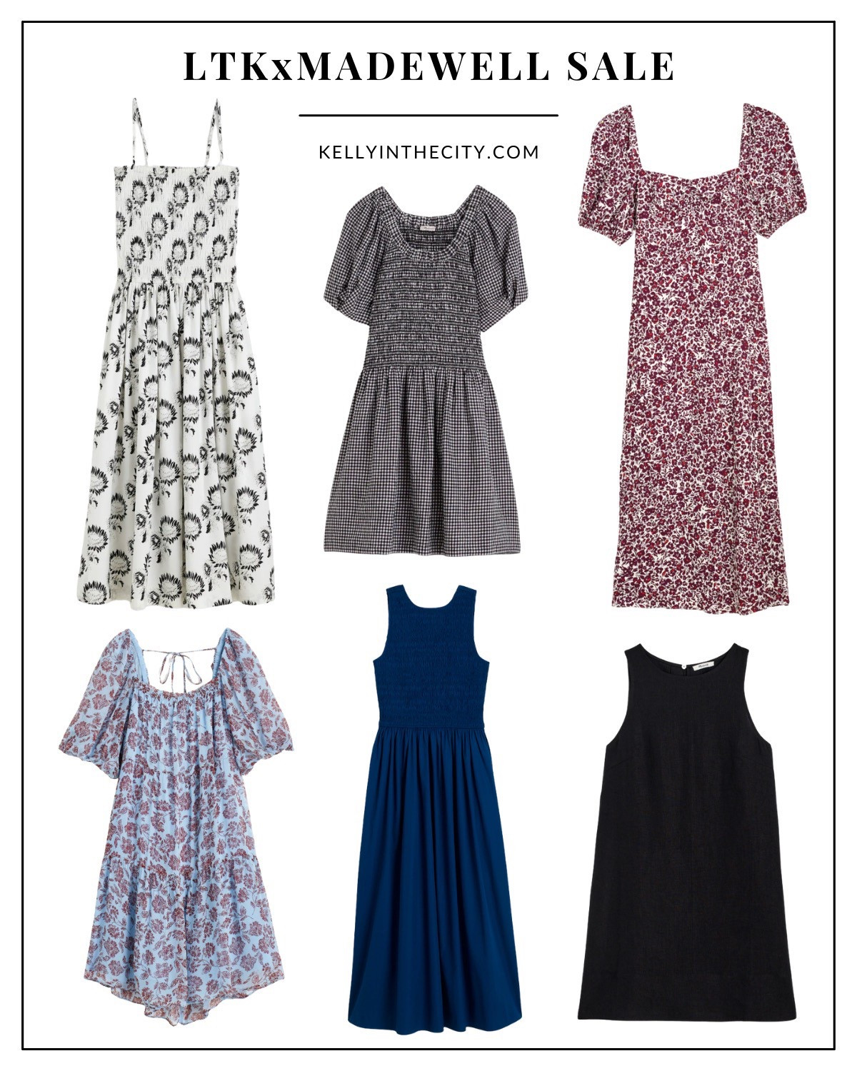 Just in time for summer! An exclusive, secret sale—20% off Madewell dresses when you click “copy promo code” or use code LTK20 at checkout. 

#LTKxMadewell #LTKSaleAlert #LTKOver40