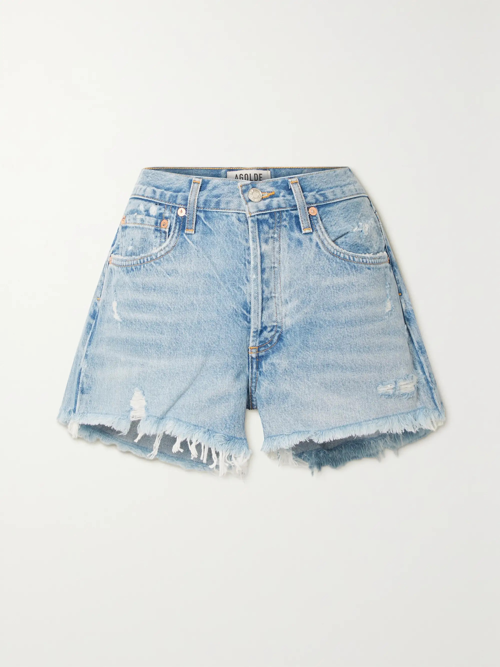 Parker Vintage Cutoff organic denim shorts | NET-A-PORTER (UK & EU)