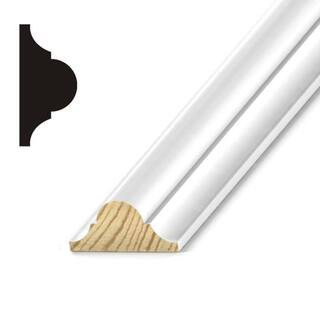 11/16 in. x 1-5/8 in. Primed Pine Flat Astragal Moulding | The Home Depot