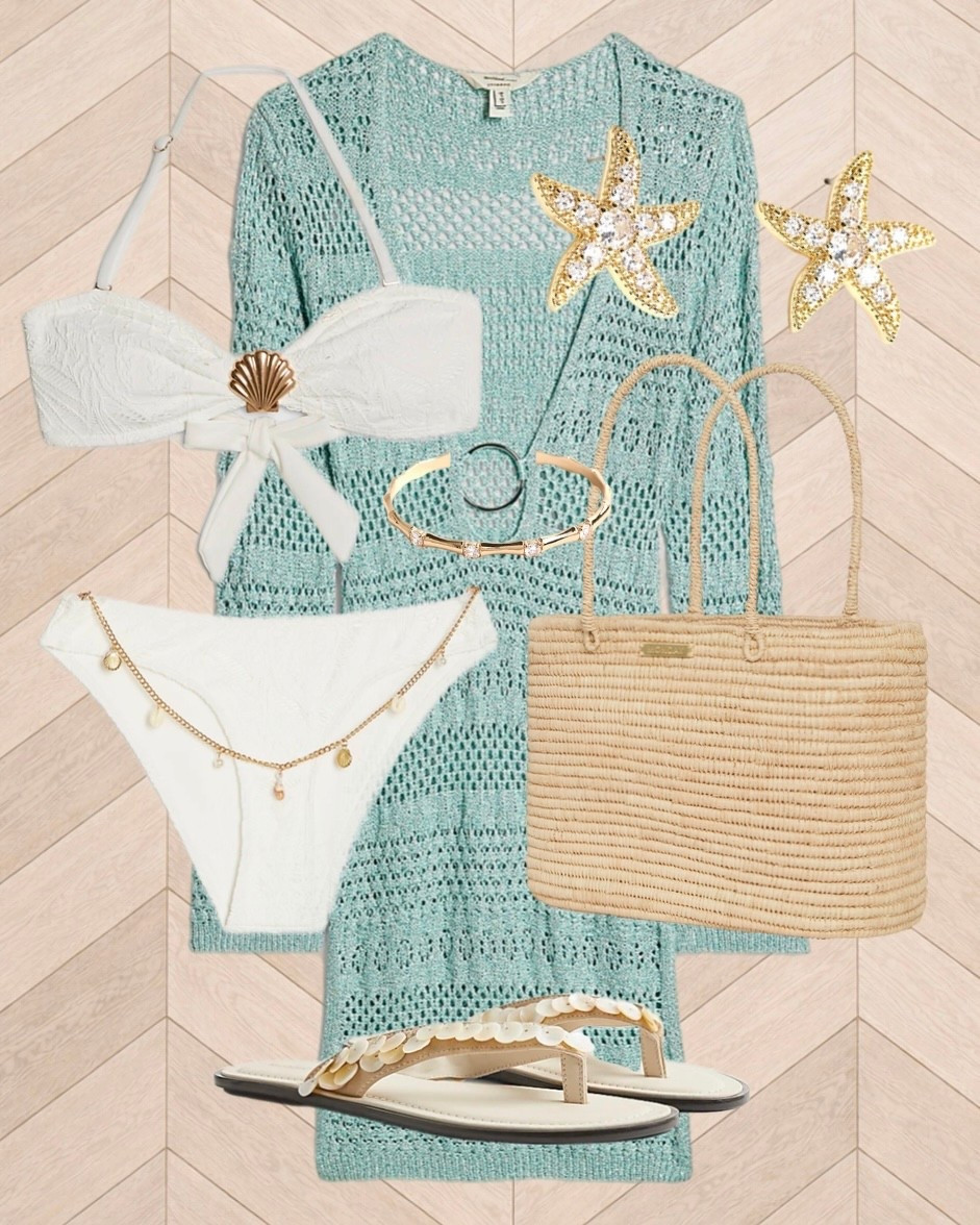 Soft aqua, white swim, and natural textures. Easy summer formula.



#LTKstyletip #LTKbag #LTKswimwear