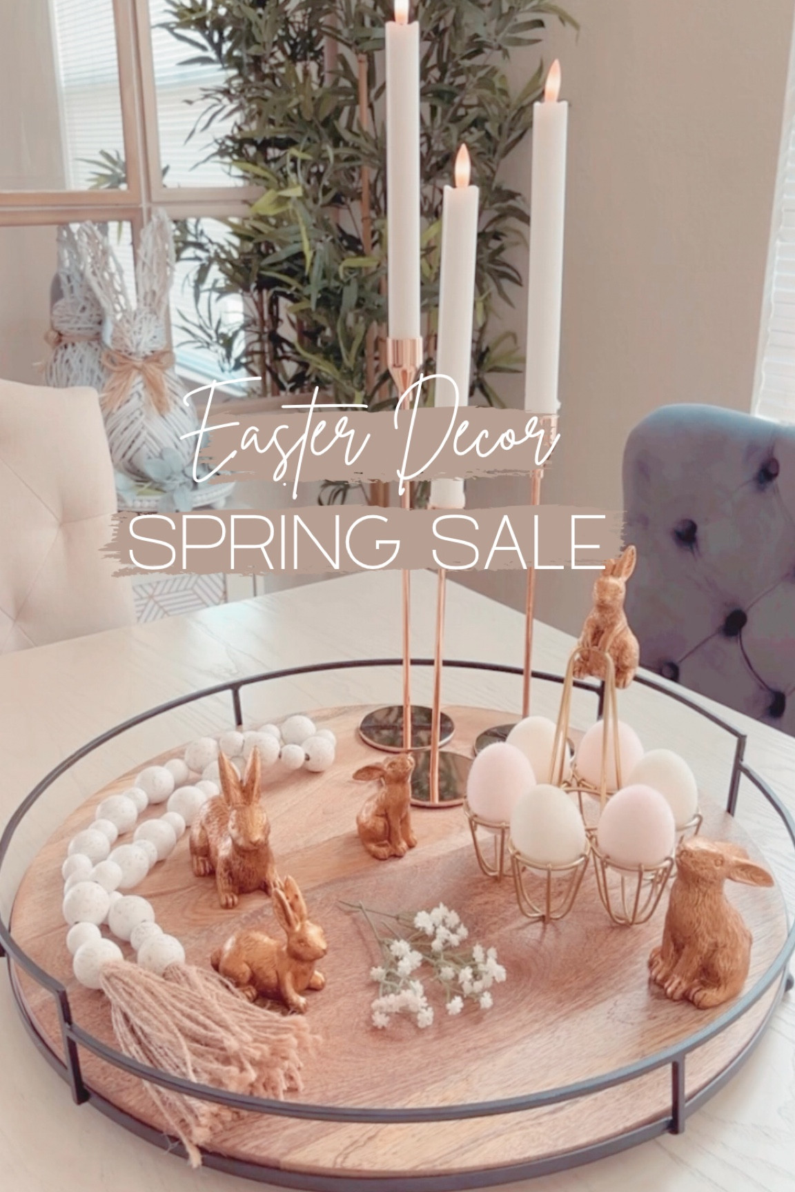 Easter Tray Decor Spring Sale! 
Recent reel linked 🫶🏻

#LTKfindsunder50 #LTKsalealert #LTKhome