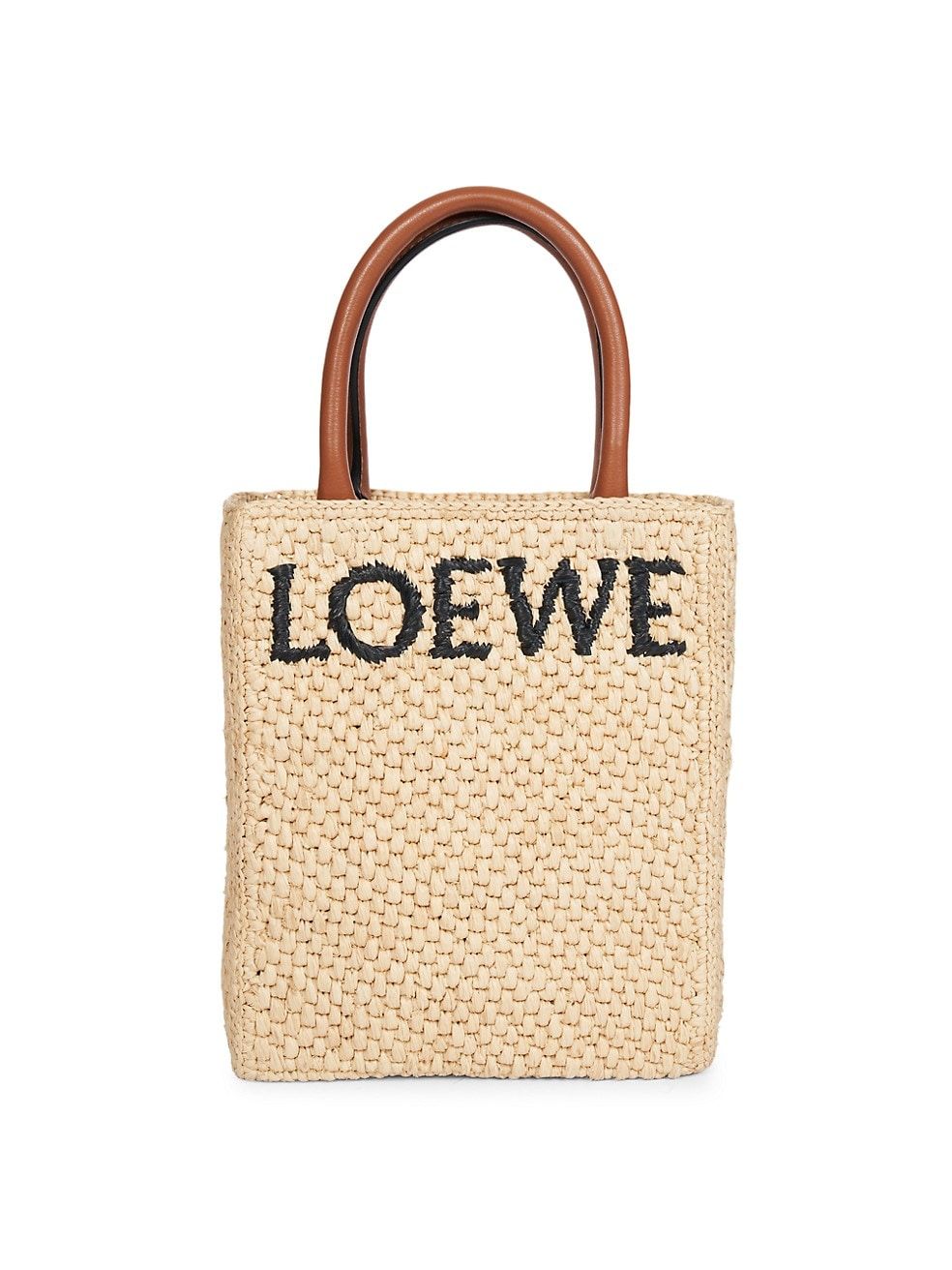 A5 Raffia & Leather Tote Bag | Saks Fifth Avenue