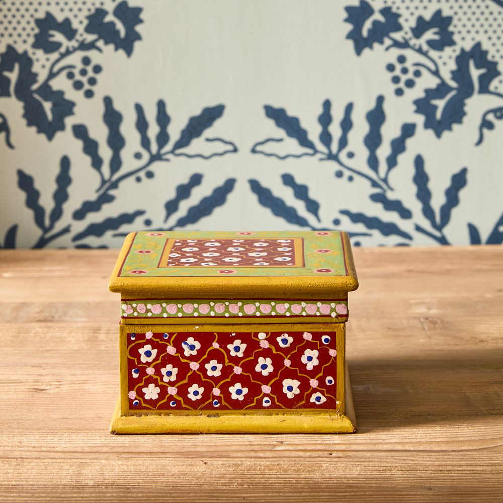 Ida Hand-Painted Floral Box | GreenRow