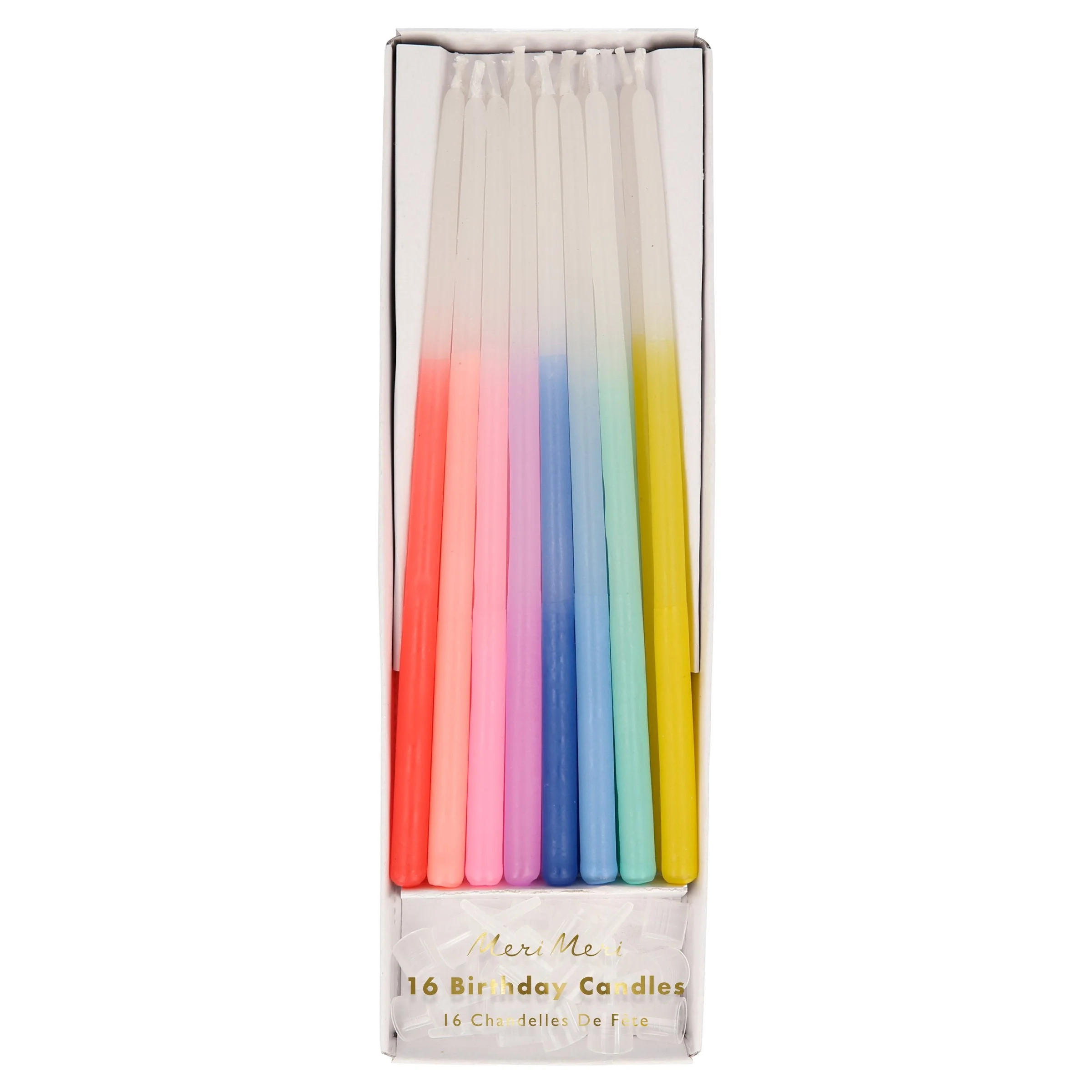 Tapered Rainbow Candles | Meri Meri
