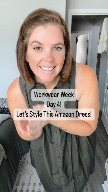 Workwear Week - Day 4! 

Let’s style this Amazon dress for the office! There are 3 looks and they are all so perfect for work! The dress runs TTS, comes in a lot of color options and is only $35.99! 

#LTKFind #LTKworkwear #LTKstyletip