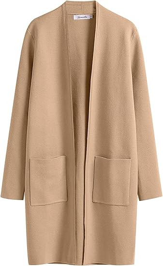 Caracilia Cardigan Sweaters for Women Casual 2023 Fall Winter Fashion Clothes Classy Long Sleeve ... | Amazon (US)