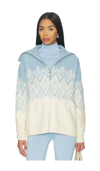 Hedda Fairisle Half Zip Sweater | Revolve Clothing (Global)
