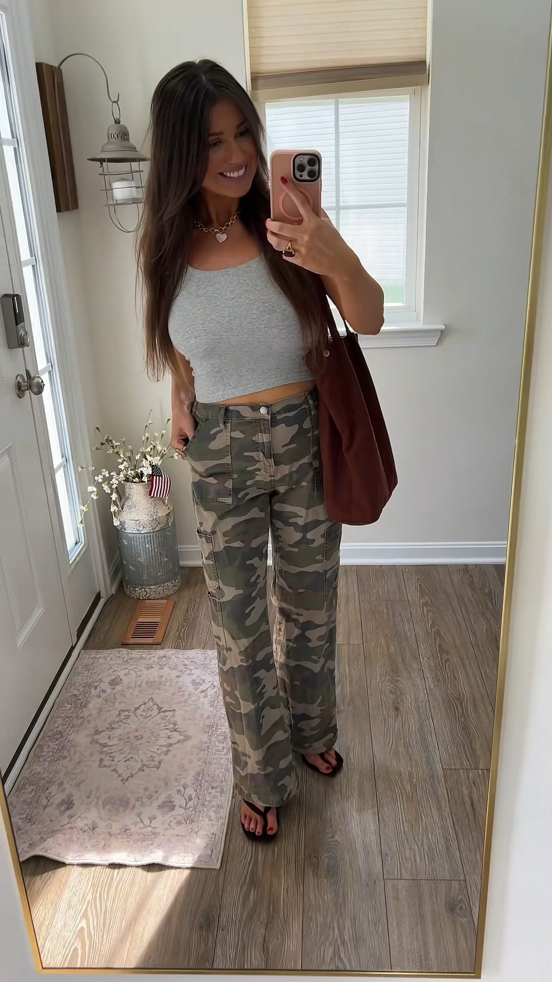 Camo cargo pants + the BEST tank top! @ WALMART

Top: large
Pants: small

#LTKSaleAlert #LTKOver40 #LTKmomlife