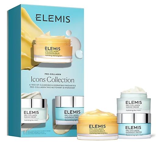 ELEMIS Pro-Collagen Icons 3-Piece Set - QVC.com | QVC