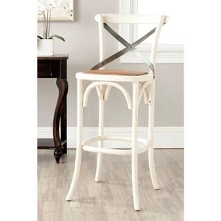 Safavieh Eleanor 30.7 in. Weathered Oak Bar Stool-AMH9503C - The Home Depot | The Home Depot