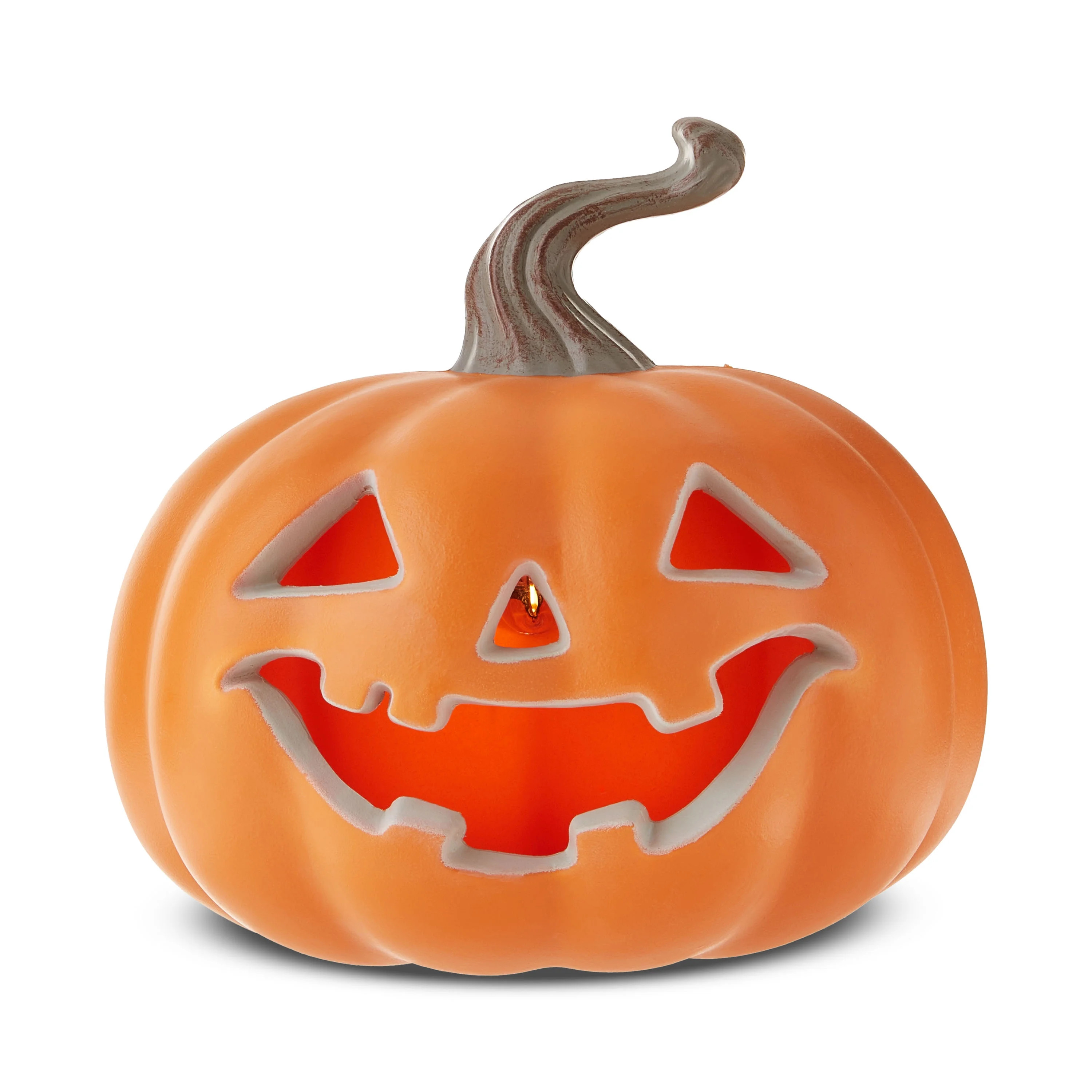 Light-Up Jack-o'-Lantern Blow Mold, Halloween by Way To Celebrate - Walmart.com | Walmart (US)