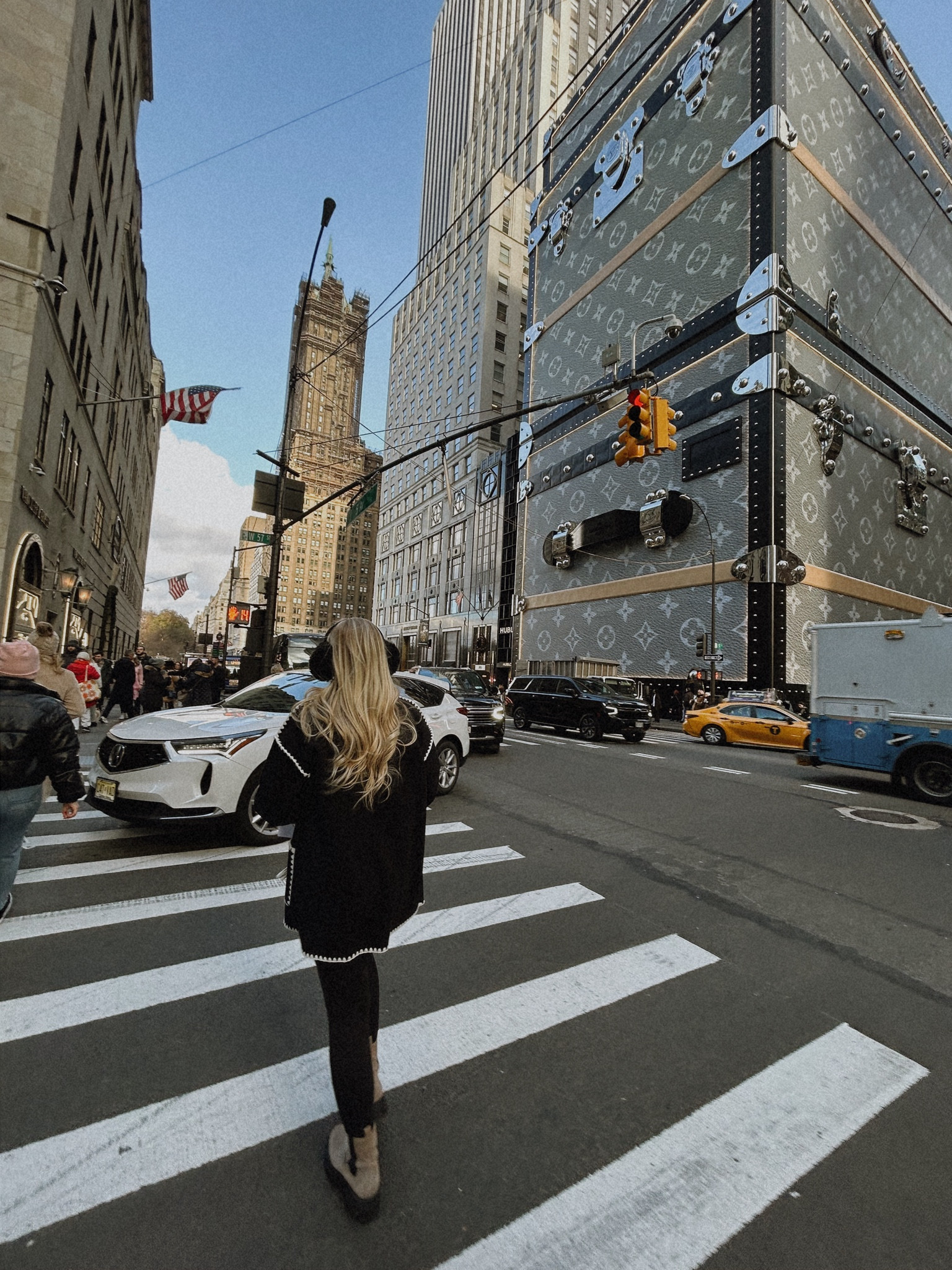 Toteme embroidered scarf jacket look alike 
NYC outfits 
Winter jacket 

#LTKSeasonal #LTKHoliday