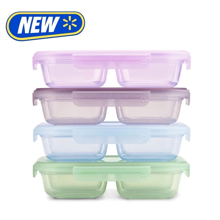Ello Snap & Nest Plastic 8 Piece Snack Set, Made for Easy Snacking and Easy Transportation | Walmart (US)