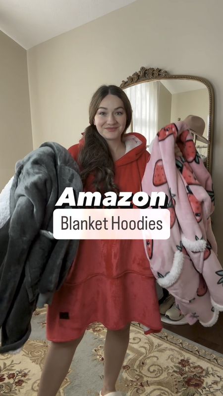 Amazon blanket hoodies 🫶🏻 A wonderful Christmas gift idea, with sizes to suit the entire family! 🎁

Amazon fashion finds • Interesting finds • Blanket hoodie • Christmas gift ideas • Holiday gift guide • Amazon finds • Amazon gifts • Style & Trends • Clothing • Gift ideas for her • Cozy

#LTKHoliday #LTKVideo #LTKGiftGuide