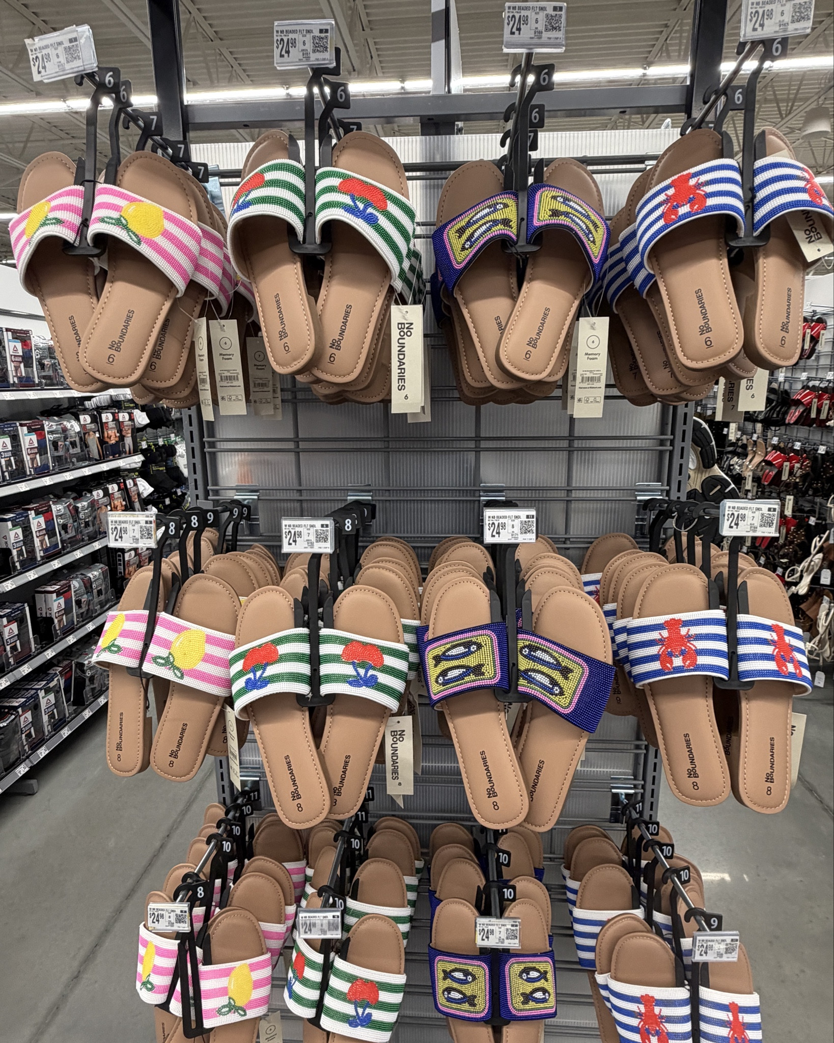These little beaded sandals at Walmart are so cute and perfect for summer! These will probably sell out fast.

#sandals #beaded #beadedsandals #beachoutfits #beachclothes #summerr