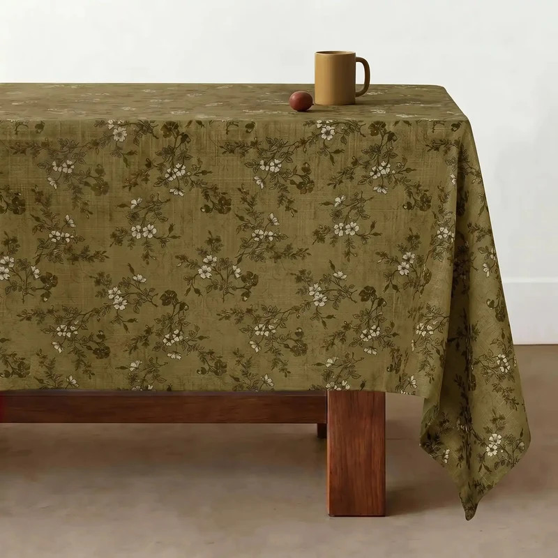 Sara Le x TWOPAGES Print Linen Floral Tablecloth | TWOPAGES