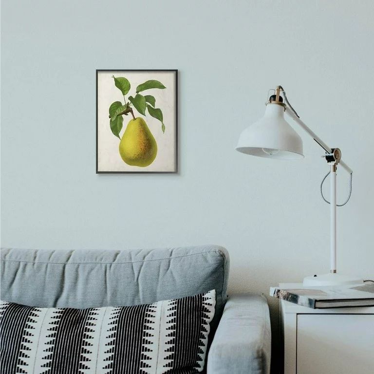 Stupell Industries Vintage Fruit Pear Painting Framed Giclee Texturized Art by Vision Studio | Walmart (US)