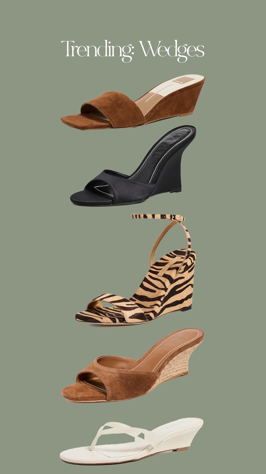 Spring/summer wedges 🛒