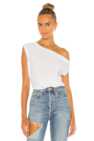 Norma Kamali x REVOLVE Drop Shoulder Top in Snow White from Revolve.com | Revolve Clothing (Global)