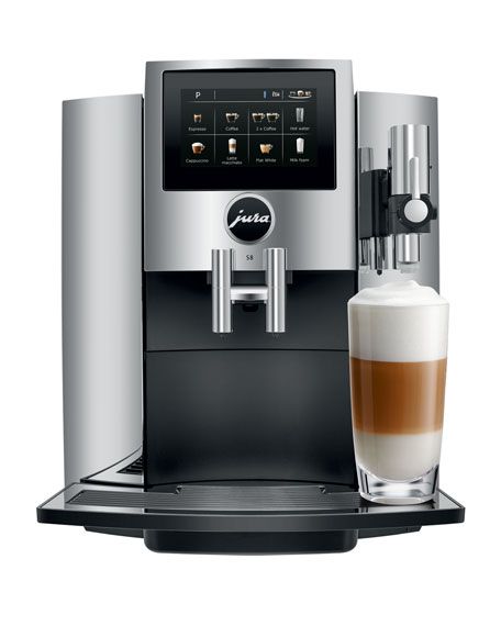 JURA S8 Automatic Coffee Machine, Chrome | Neiman Marcus