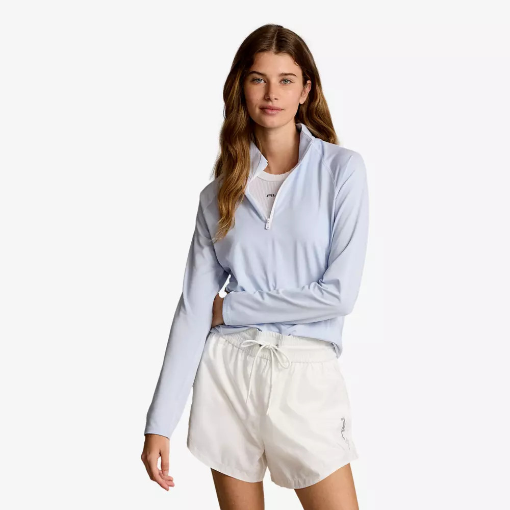 RLX Airflow Lightweight Quarter Zip Pull Over, Light Blue | PGA TOUR Superstore