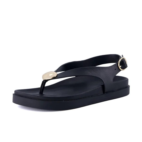Cushionaire Expo Thong Sandals for Women, Comfortable Slingback Sandals with Arch Support and Cus... | Walmart (US)