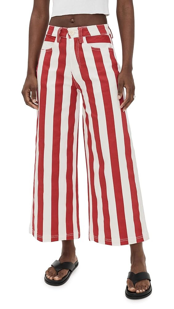 English Factory Women's Bold Stripe Jeans | Amazon (US)