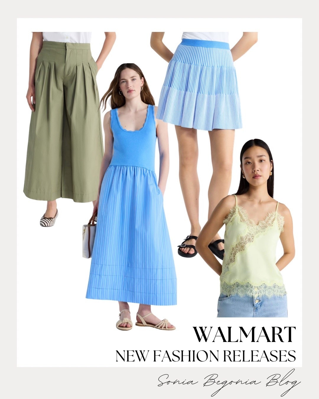 Walmart just dropped the prettiest new arrivals! I am loving these soft blues and sage greens for a fresh, feminine look. The pleated details and lace textures are absolutely stunning. 🌿🩵

I think these pieces are perfect for effortless spring styling. From the flowy midi dress to the chic wide-leg trousers, there is something for every occasion! ✨👗

#WalmartFashion #SpringStyle #WalmartFinds #LTKunder50 #AffordableStyle #OOTD

#LTKootd #LTKSeasonal