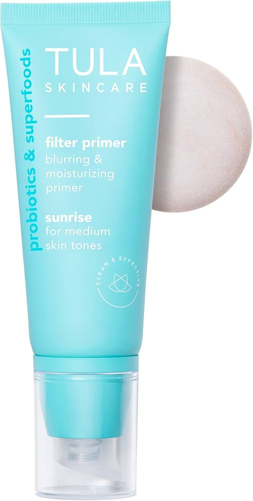 TULA Skin Care Face Filter Blurring and Moisturizing Primer - Evens the Appearance of Skin Tone &... | Amazon (US)