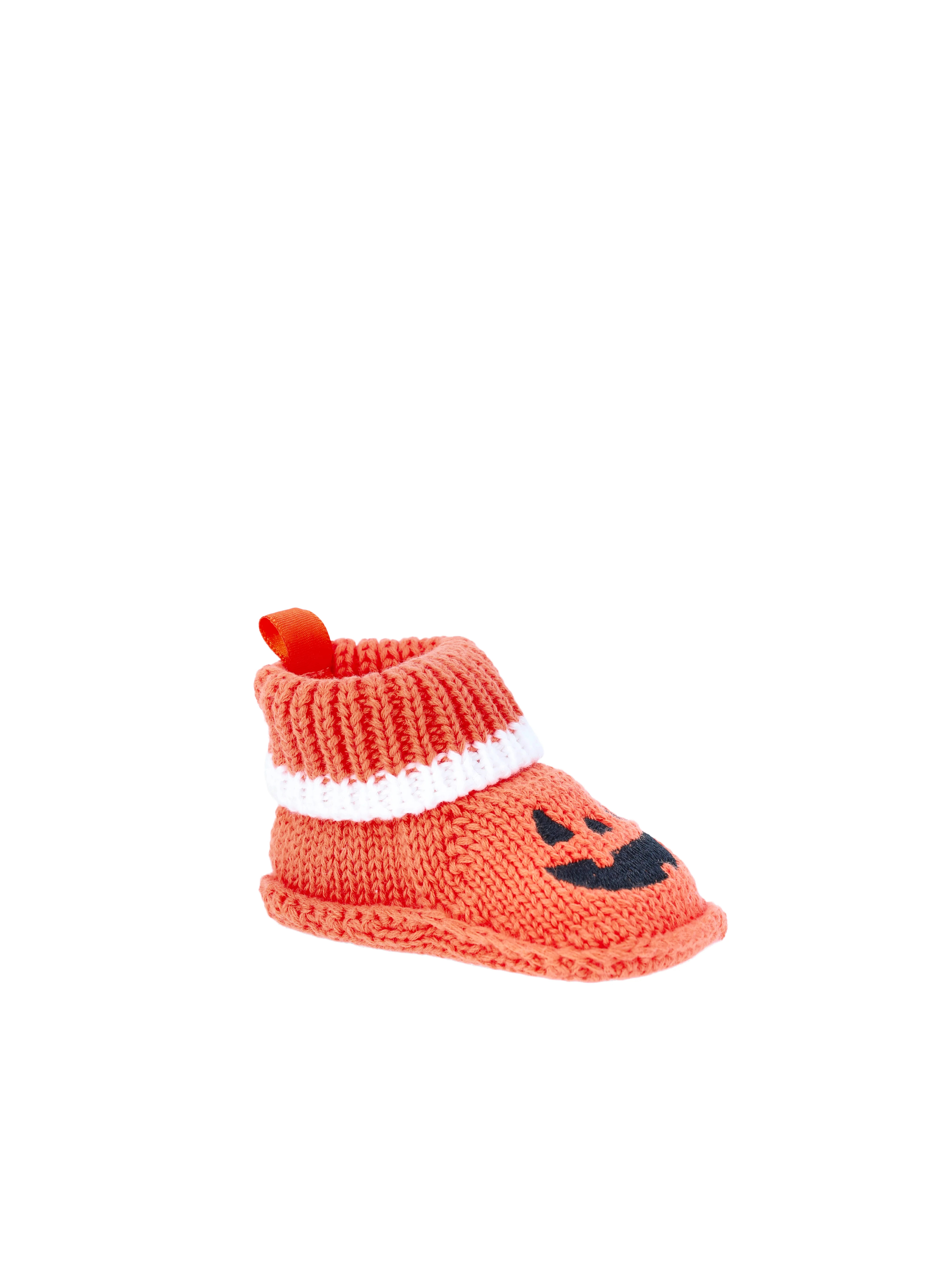 Halloween Baby Boys or Girls Carter's Child of Mine Pumpkin Sock Slippers | Walmart (US)