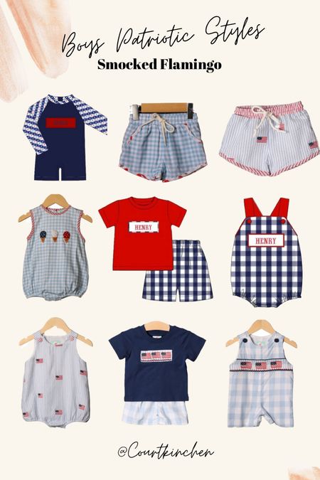  Cutest patriotic boys styles from the smocked flamingo! 

Smocked flamingo / patriotic kids clothes / 4th of July outfit / kids 4th of July outfit / boys outfit / toddler boy outfit / smocked outfit / boys smocked outfit / boys 4th of July outfit / Memorial Day outfit / toddler Memorial Day outfit / 

#LTKbaby #LTKkids