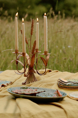 Wheat Candelabra | Anthropologie (US)