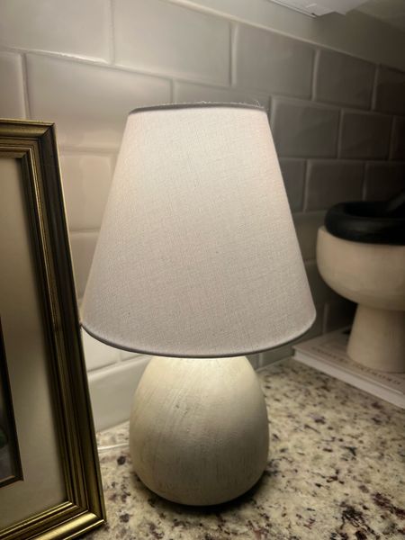the cutest little lamp!!!! only $12?! I added this to our kitchen counter and it makes it feel so much more cozy💡

#LTKfindsunder100 #LTKhome #LTKstyletip