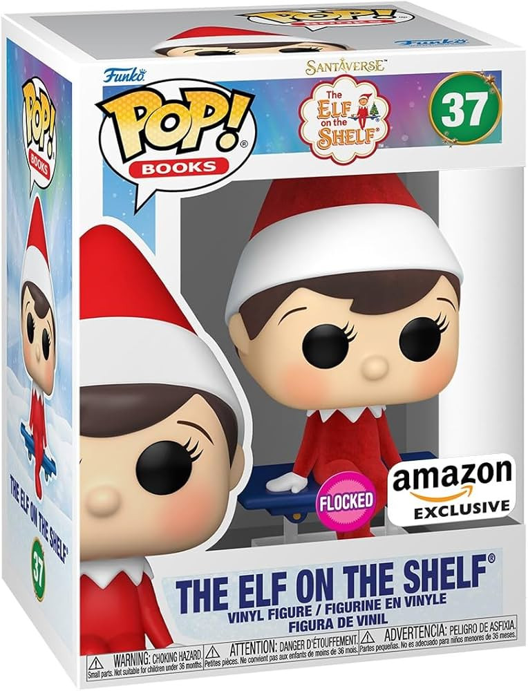 Funko Pop! Books: Elf on The Shelf- Elf (Flocked), Amazon Exclusive | Amazon (US)