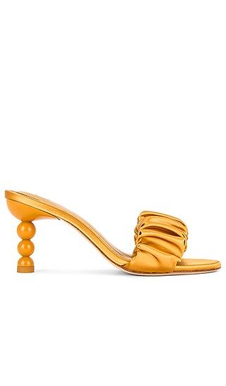 Lia Heel in Gold | Revolve Clothing (Global)