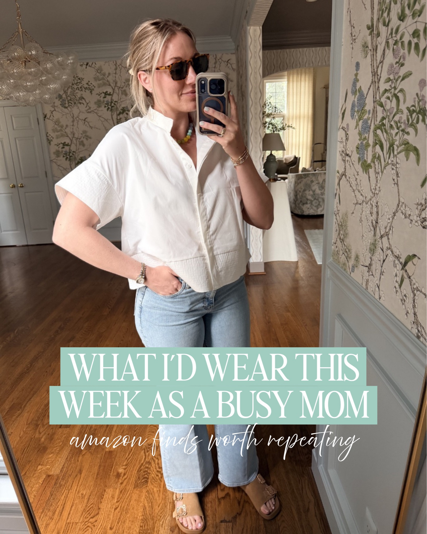 Busy moms don't have time to think about getting dressed, so I did it for you! 

A full week of outfits that are easy, affordable, and actually cute. Comfortable, put-together, and all from Amazon.

#thesouthernsource #amazonfashion #momoutfits