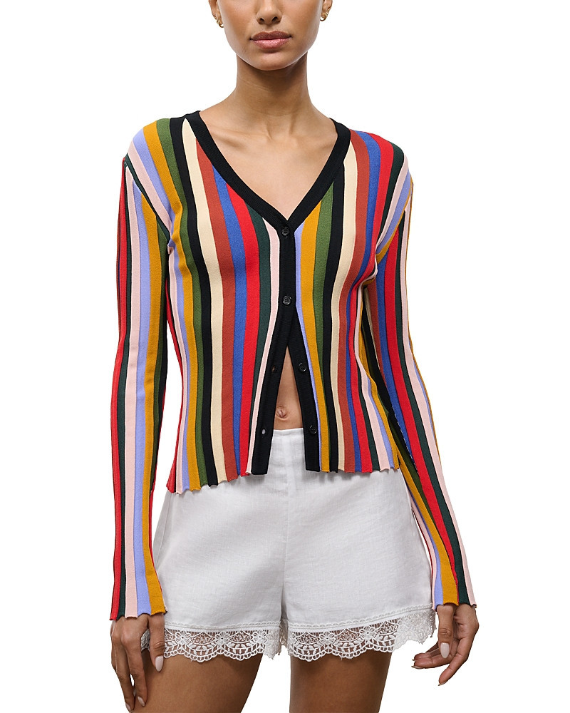 Staud Ezra Striped Cardigan | Bloomingdale's (US)