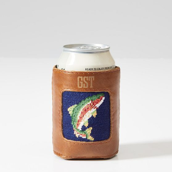 Smathers &amp; Branson Needlepoint Can Cooler | Mark and Graham