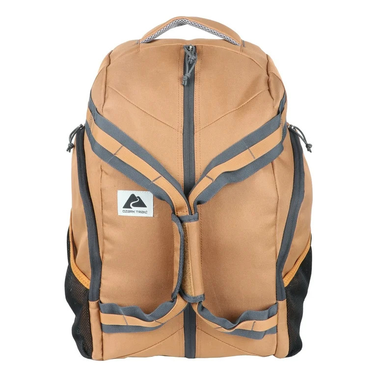 Ozark Trail 35 Ltr Convertible Backpack Duffel, Durable Polyester, Brown | Walmart (US)
