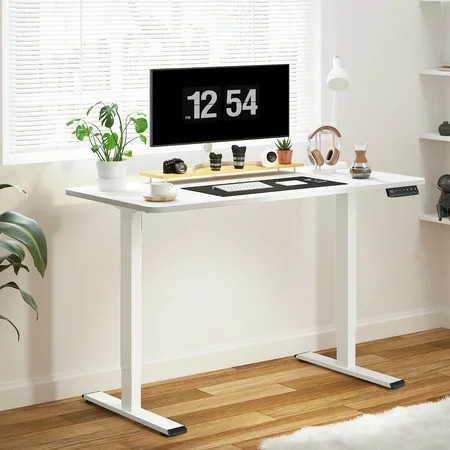 FLEXISPOT 55 x 28 Home Office Electric Height Adjustable Standing Desk Memory Programmable Presets C | Walmart (US)