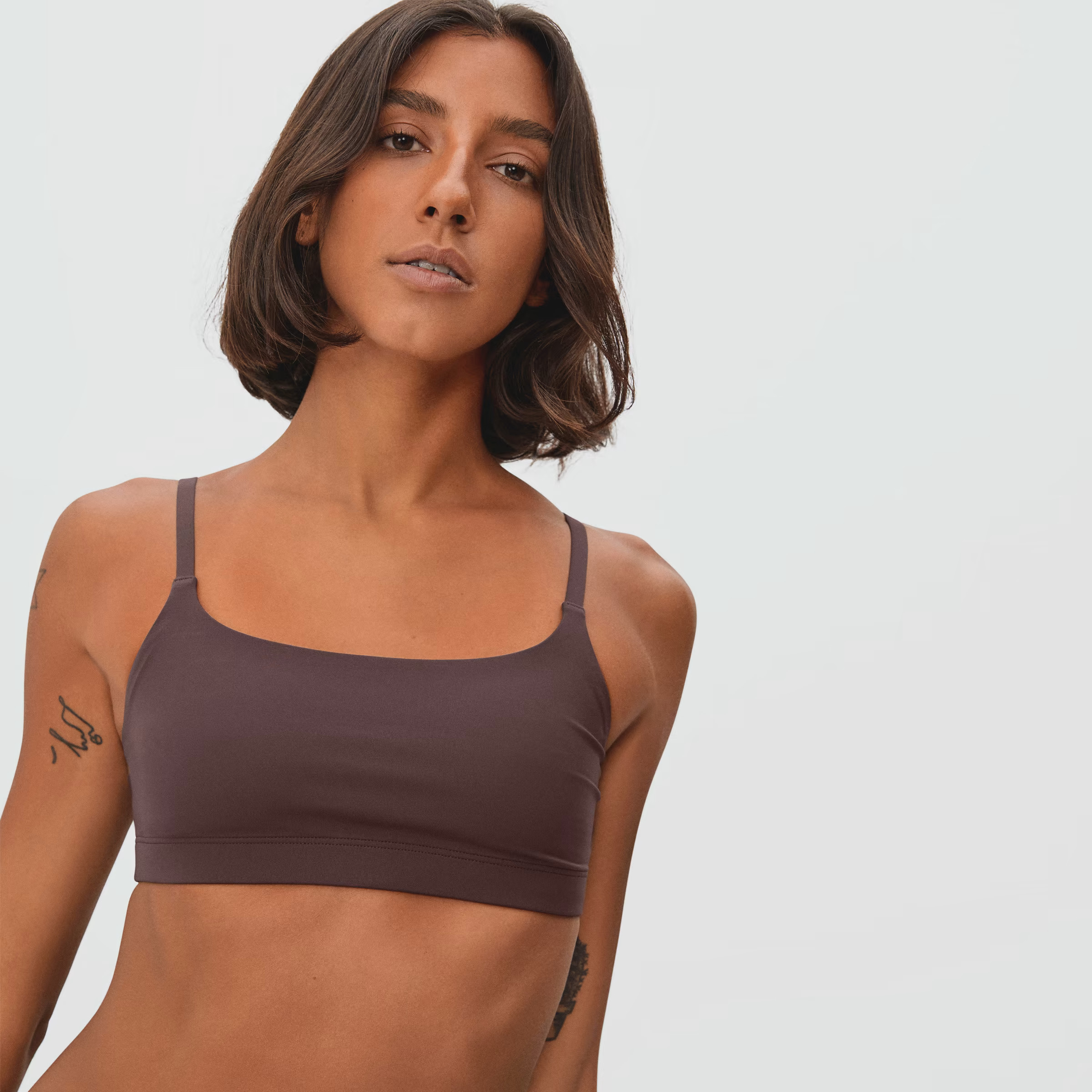 The Invisible Square-Neck Bralette | Everlane