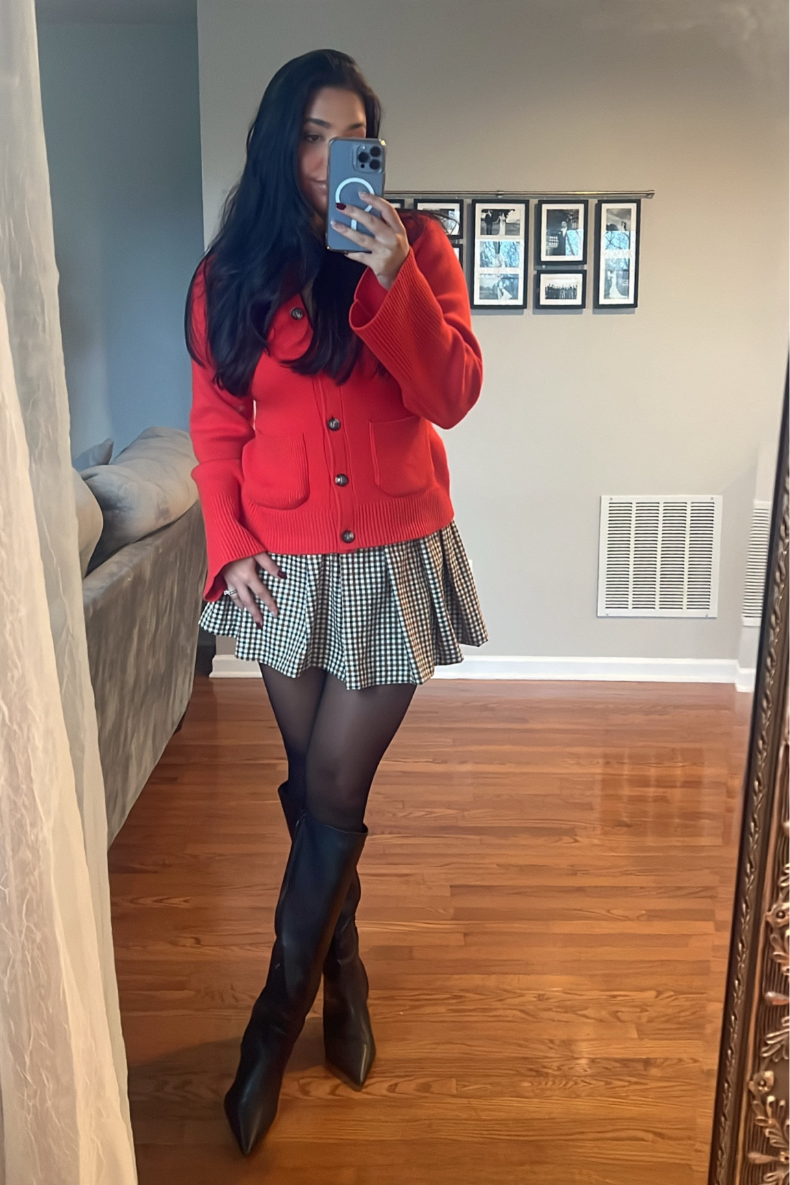 Holiday sweater and pleaded skirt ✨🤎

#LTKCyberWeek #LTKSeasonal #LTKHoliday